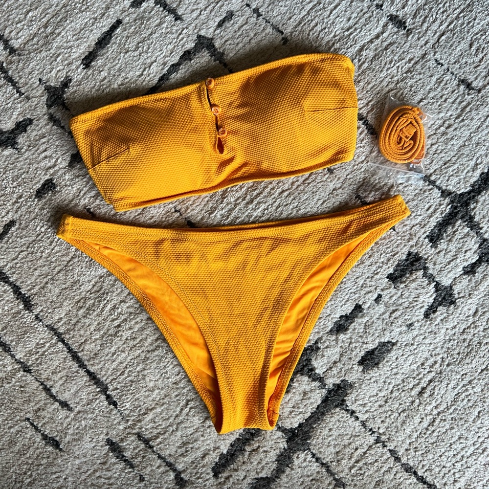 AERIE Bandeau Bikini Set